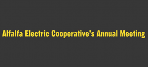 alfalfa electric cooperative's annual meeting